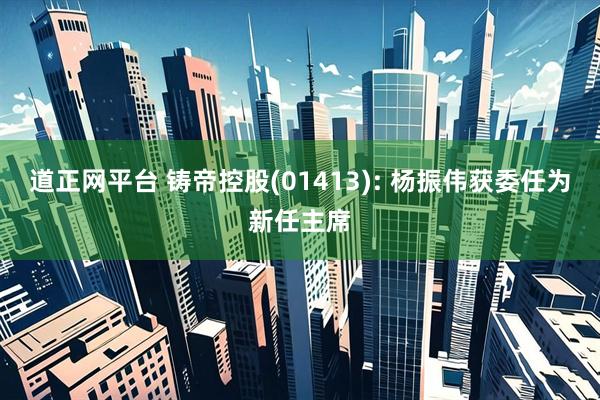 道正网平台 铸帝控股(01413): 杨振伟获委任为新任主席